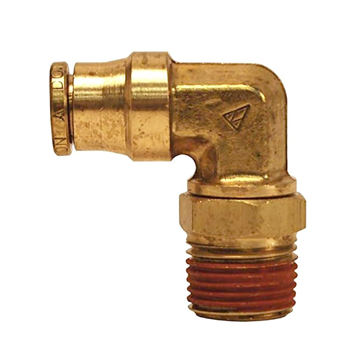 Air-Brake Swivel Male Elbow Push-in Fitting AQ69-DOTS-4X2-WT (10 pcs)