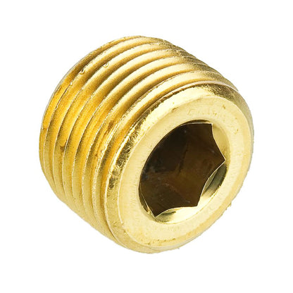 Countersunk Hex-Head Male Plug 109AL-2, 25 Pack