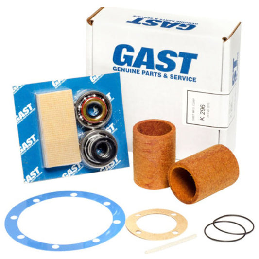 Gast K296 Repair Kit for 2565 Rotary Vane Compressors and Pumps Lubricated