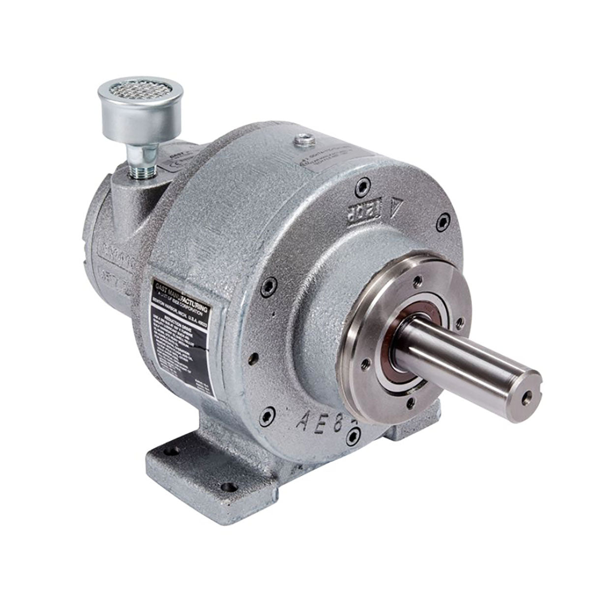 Gast 4AM-RV-75-GR25 Air Motor Reversible Lubricated 1.7 HP