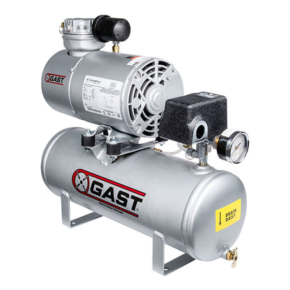 2LAF-46T-M200EX Oil-Free Piston Air Compressor for Dry Sprinkler Systems - High Flow, Low Noise