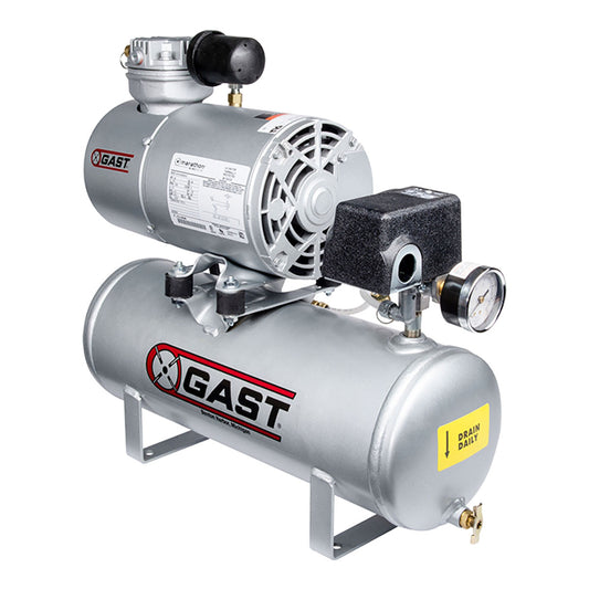 2LAF-46T-M200EX Oil-Free Piston Air Compressor for Dry Sprinkler Systems - High Flow, Low Noise