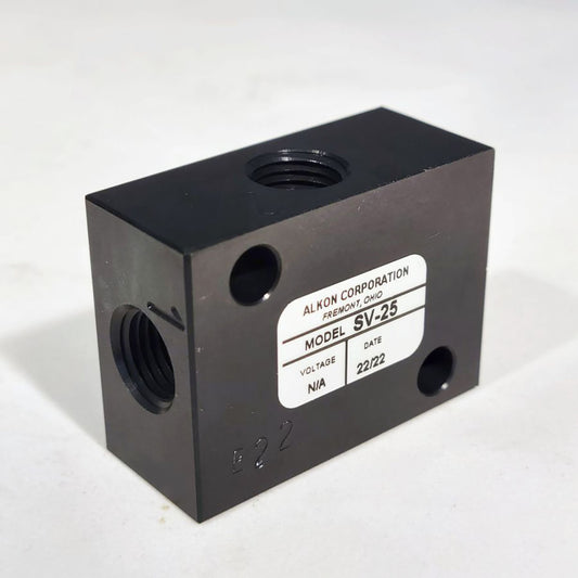 Alkon SV-25 Shuttle Valve Piston Type 1/4 NPTF